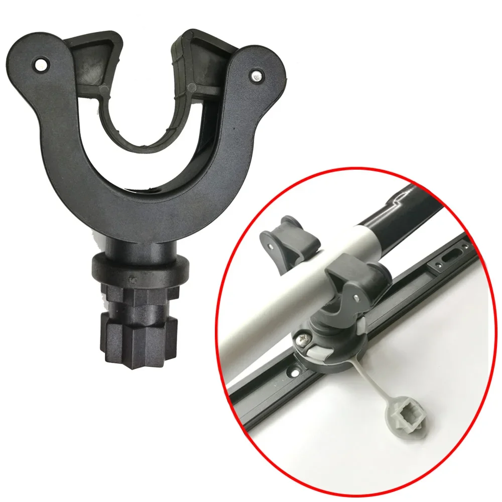 Fishing Kayak Rod Holder - ローイングインフレータブルボートカヤックパドルホルダークリップトラックマウントオールグリップサポーターSUPリーシュプラグアダプター
